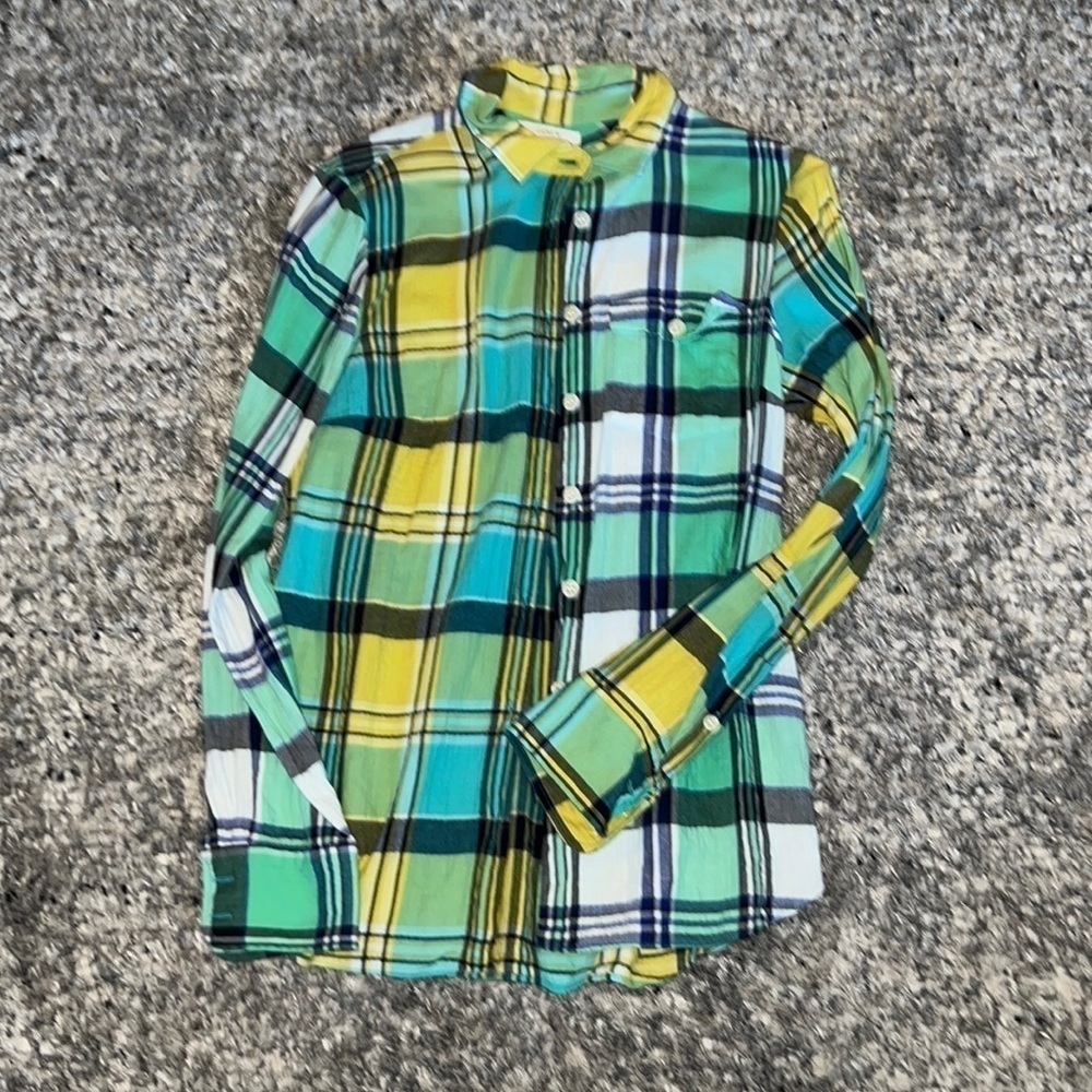 J. Crew Plaid Button Down